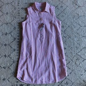 NWT Vineyard Vines Tiamo Stripe Shirt Dress
